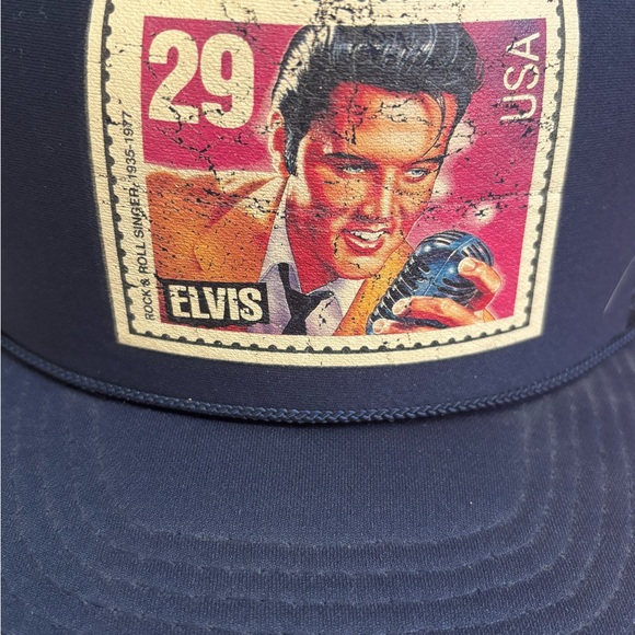 Navy Elvis Trucker Hats - Picture 2 of 3